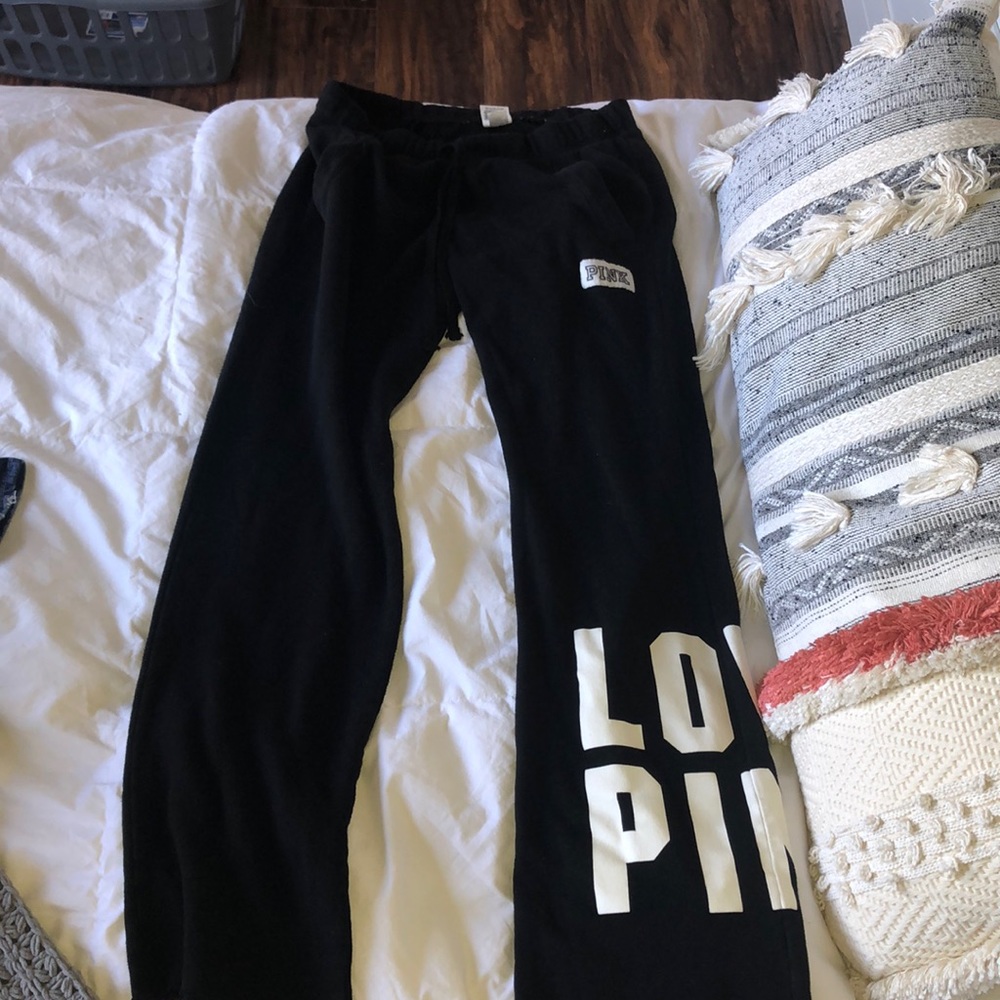 Victoria Secret PINK Black Sweatpants